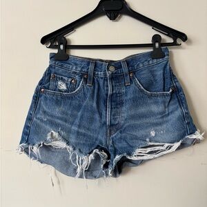 Levi's 501 Original Cutoff Denim Short